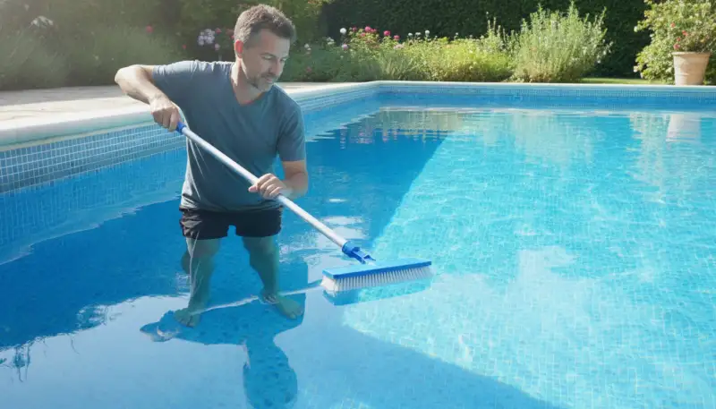 Cepillo de Pared: Clave para Piscina Impecable