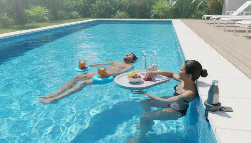 Portavasos para Piscina: Comodidad Flotante